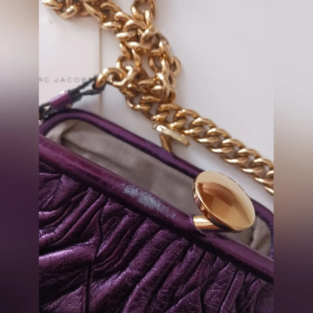 Marc Jacobs Vintage Quilted Purple Shoulder Bag - Picture 15 of 16